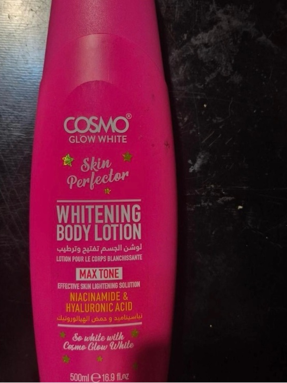 Use for sunkiss glow Cosmo Glow White Skin Perfector Whitening Body Lotion -